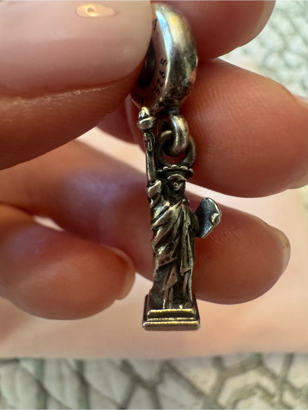 Pandora Sterling Silver Statue of Liberty Charm